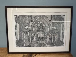 Originale Grafik von Jörg Shimon Schuldhess, 1972