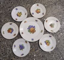 *THUN (TSCHECHIEN) - OBSTTELLER - SET) 6 PERS./DM 26/17.5CM