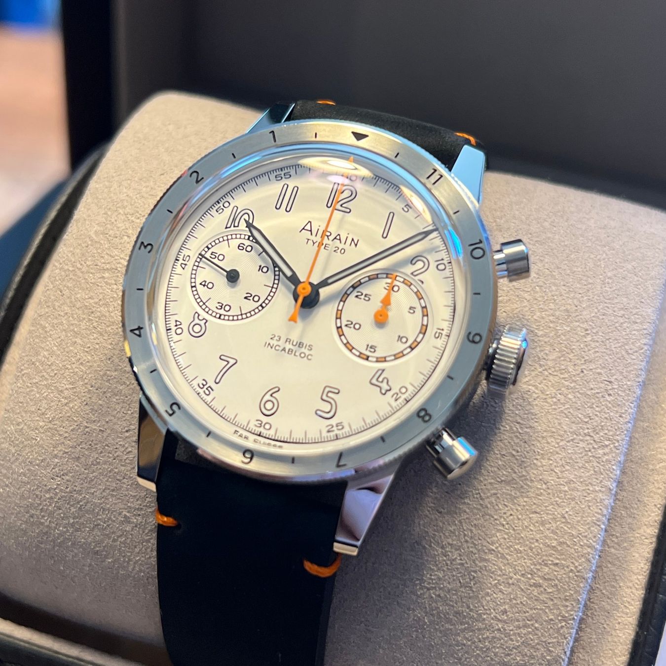 Orologi: Airain Type 20 Ace Chronograph Full Set 428.440 – Usato da Carouge GE venduto da Watchaser 2