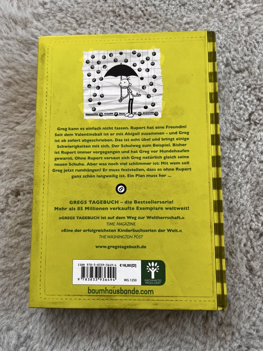 Gregs Tagebuch 8 - Echt übel! Comic-Roman für Kinder (Gebraucht) in St ...