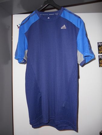 Neuw. Adidas climacool Sport-Shirt - marine - Gr.S