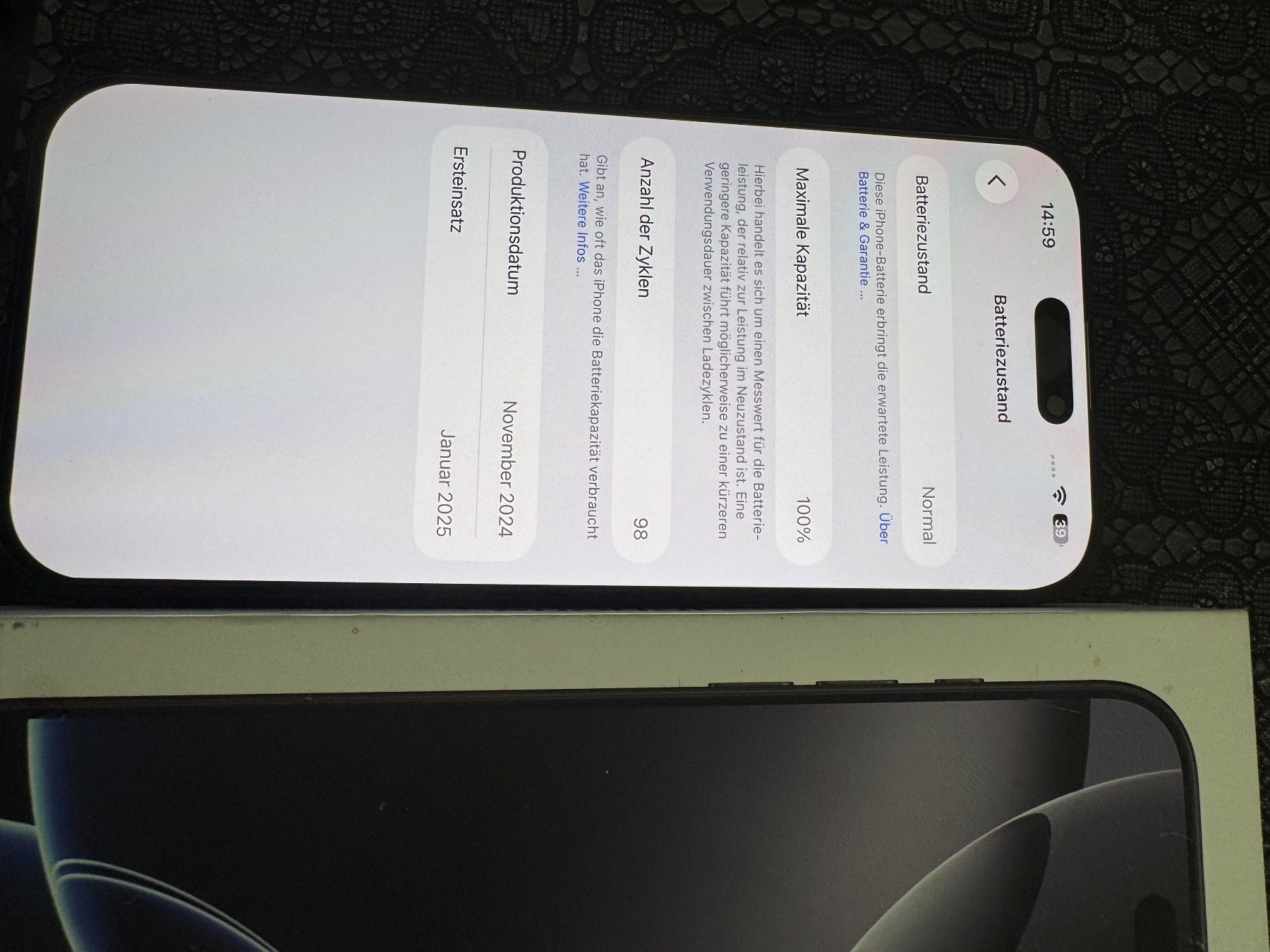 Apple Telefoni cellulari / Smartphones: Iphone 16 Pro Max 256gb – Usato da Ebmatingen venduto da beg_l2wt 3