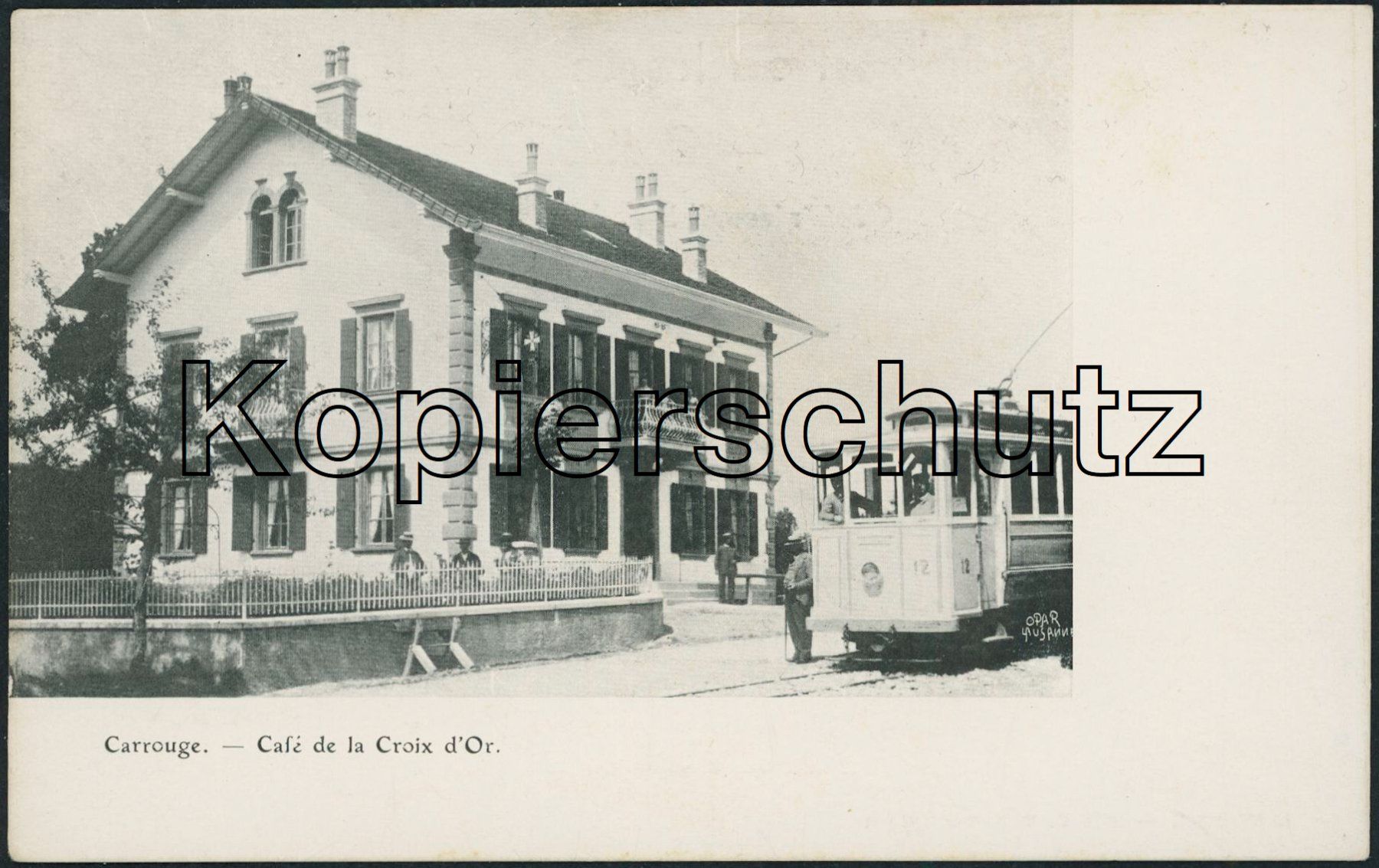 Cartoline postali: VD Carrouge - Tram REJ – Nuovo (secondo la descrizione) da Schindellegi venduto da leecollect