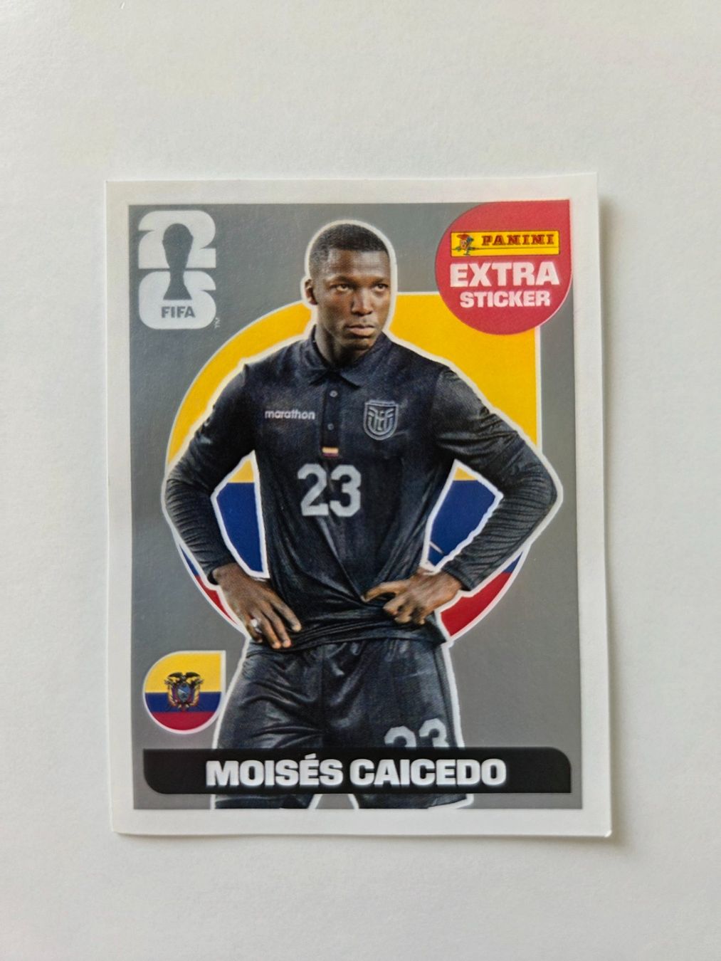 Panini Carte collezionabili: Silber Panini WM 2026 Extra Sticker Moises Caicedo – Nuovo (secondo la descrizione) da Baar venduto da Honzik02