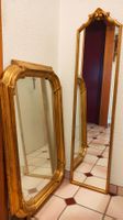 2 antike grosse Wandspiegel Louis Philippe Goldrahmen