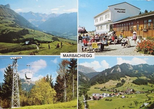 Cartes postales: MARBACH Entlebuch Restaurant Gondelbahn – D'occasion à Jona par philajona