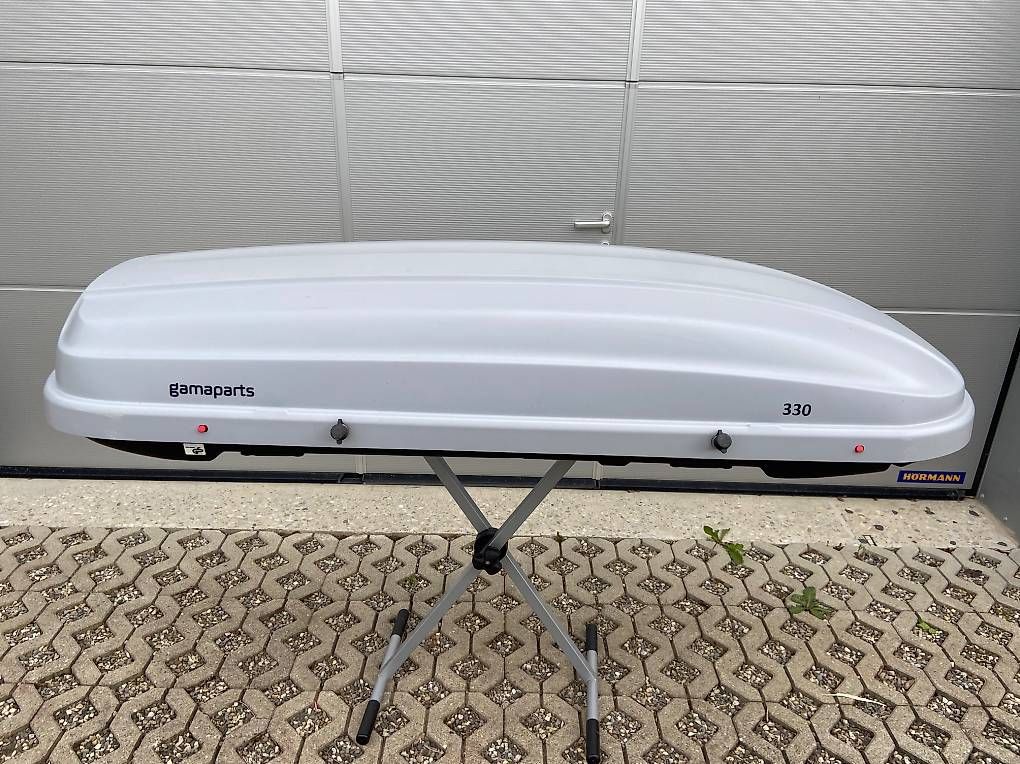 Dachboxen: Dachbox Gamaparts 330 mit oder ohne Thule Träger – Gebraucht aus Leuzigen von Doppelrad 4