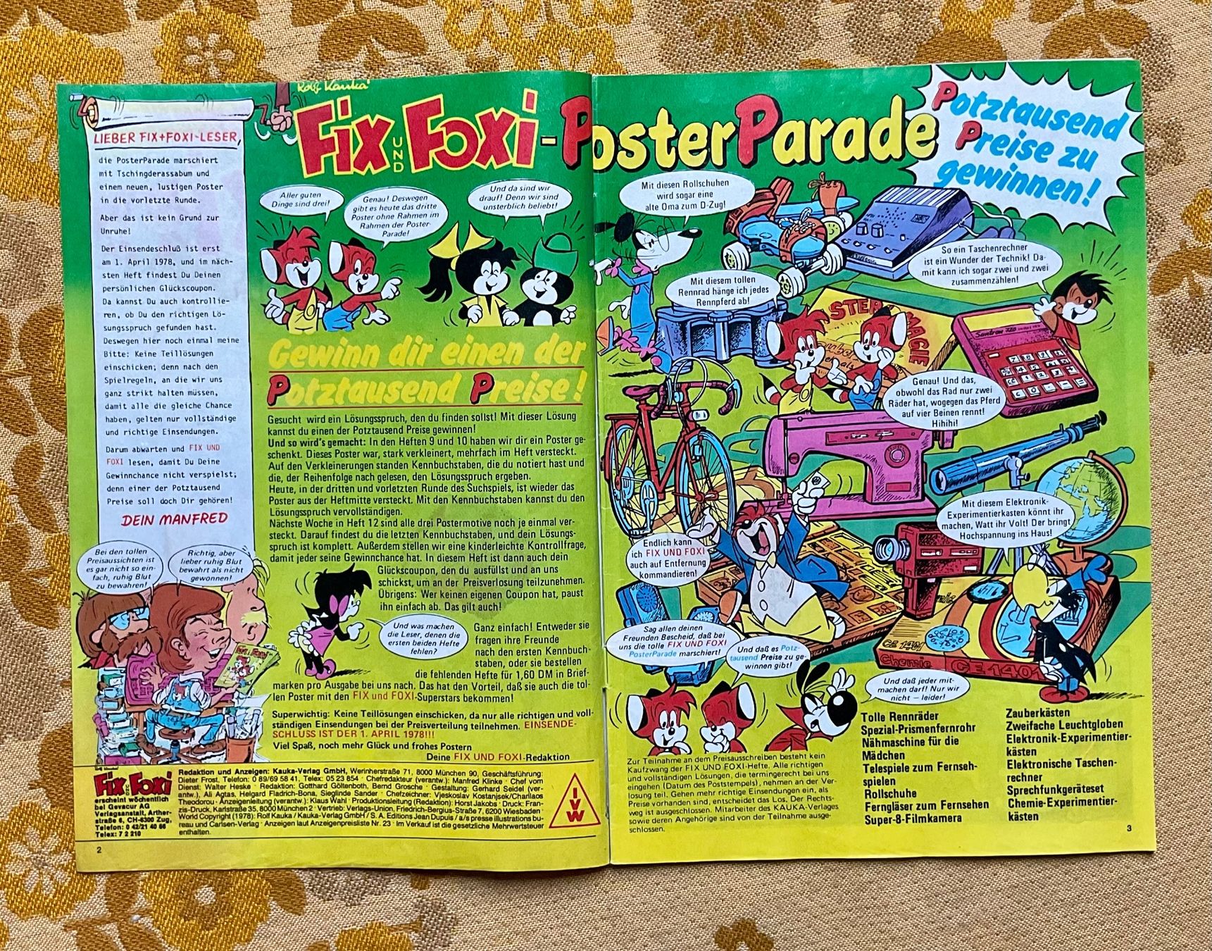 Fumetti: Fix und Foxi Heft Nr 11von 1978 – Usato da Endingen venduto da nathan05 1
