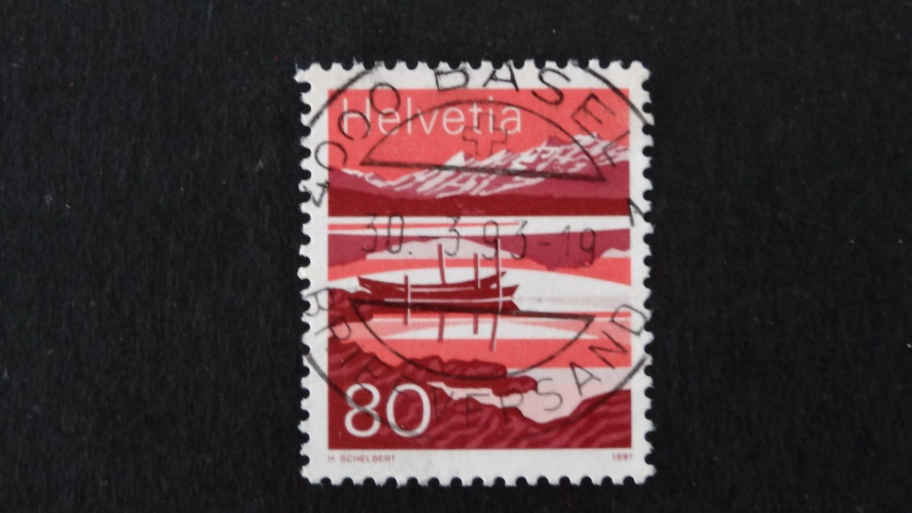 Tutti i francobolli: Vollstempel BASEL 30.3.93   7 – Usato da Anwil venduto da larks