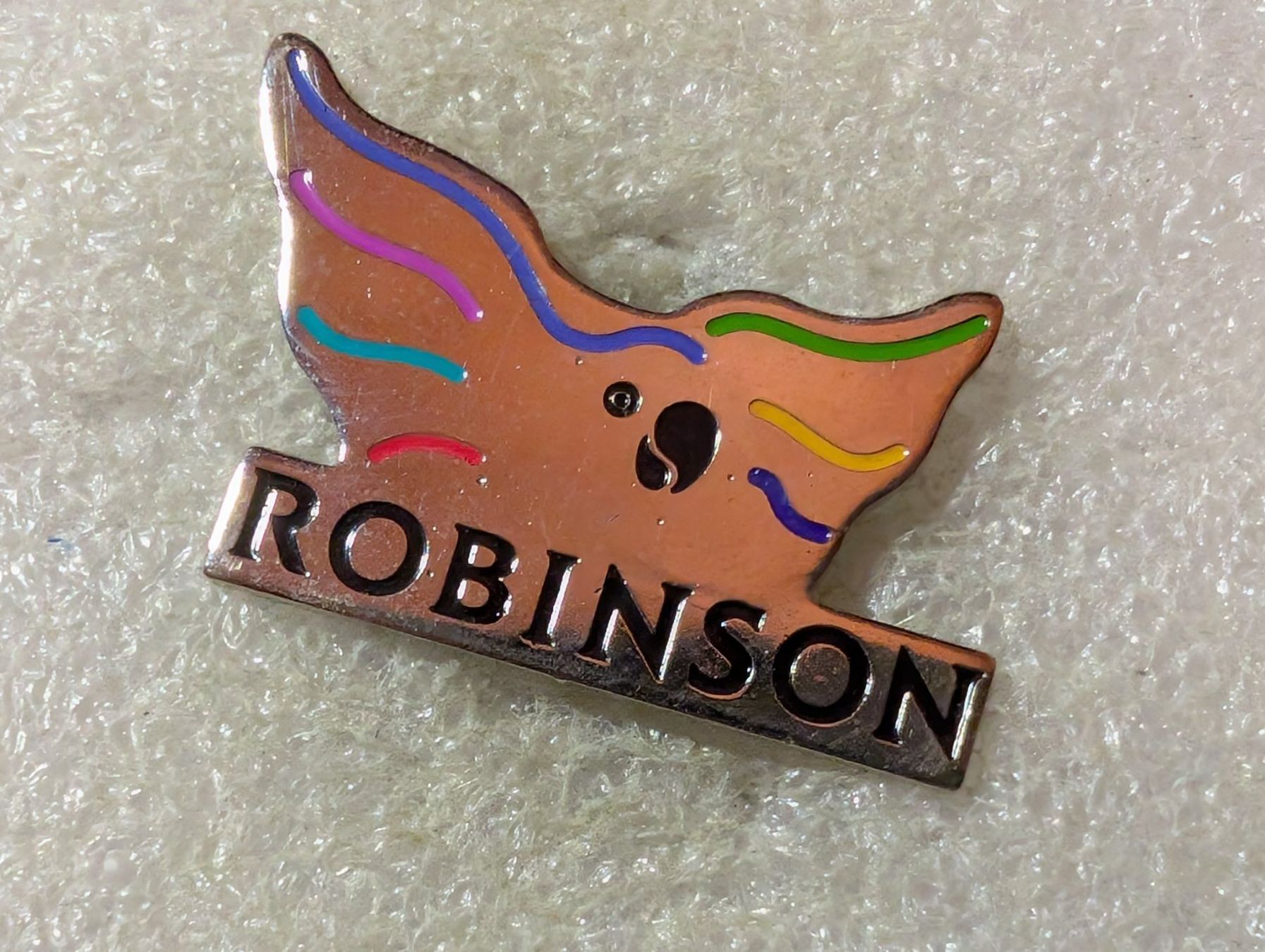Placchette & Badge: Ansteckpin 75: Robinson – Usato da Oppligen venduto da Pin-Fall-Shop