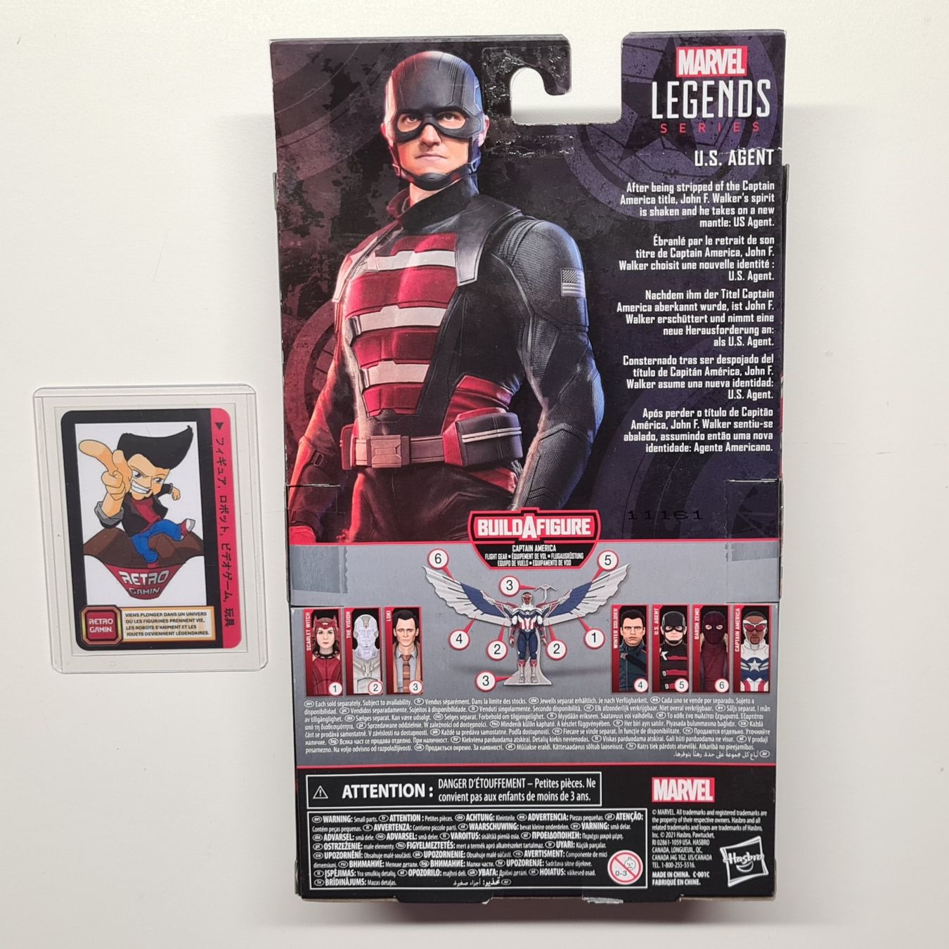Giocattoli: Figurine Marvel Legend - U.S. Agent John Walker – Nuovo e nell'imballaggio originale da Villarzel venduto da Retro_Gamin. 1