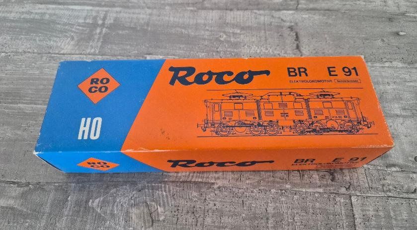 Roco Modellini di ferrovie: Roco Leerkarton OVP 04139B für DB E-Lok Br 91 oder ähnlich – Usato da Dielsdorf venduto da SHOES_BY_SYLVI 1
