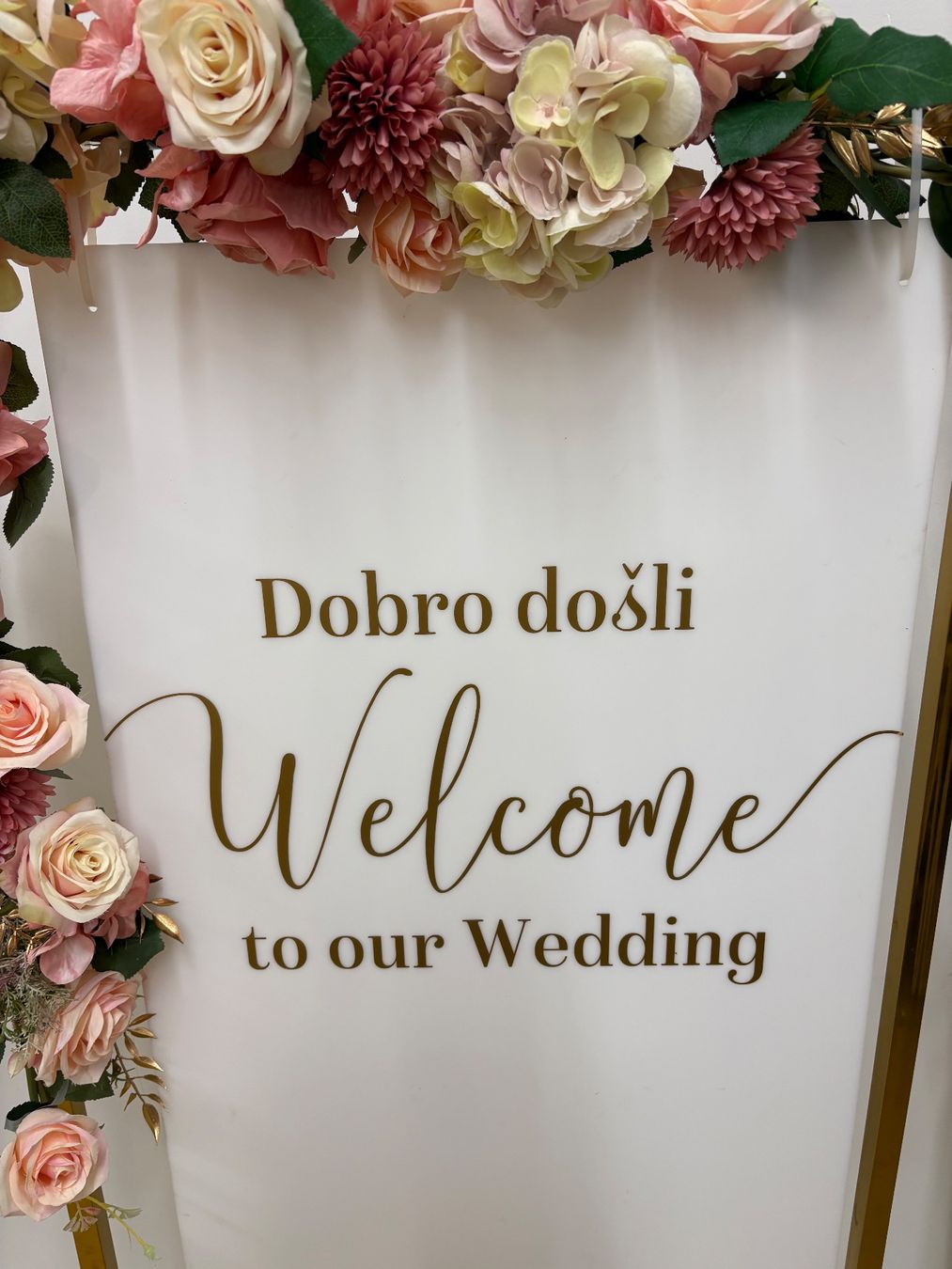 Tutte le decorazioni: Welcome Tafel Hochzeit kroatisch englisch – Nuovo (secondo la descrizione) da Oftringen venduto da SCHIBLI1 3
