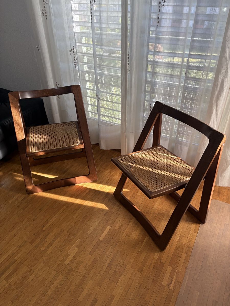 Sedie: Rare paire des chaises pliables design – Usato da petit lancy venduto da FerreiraLuis