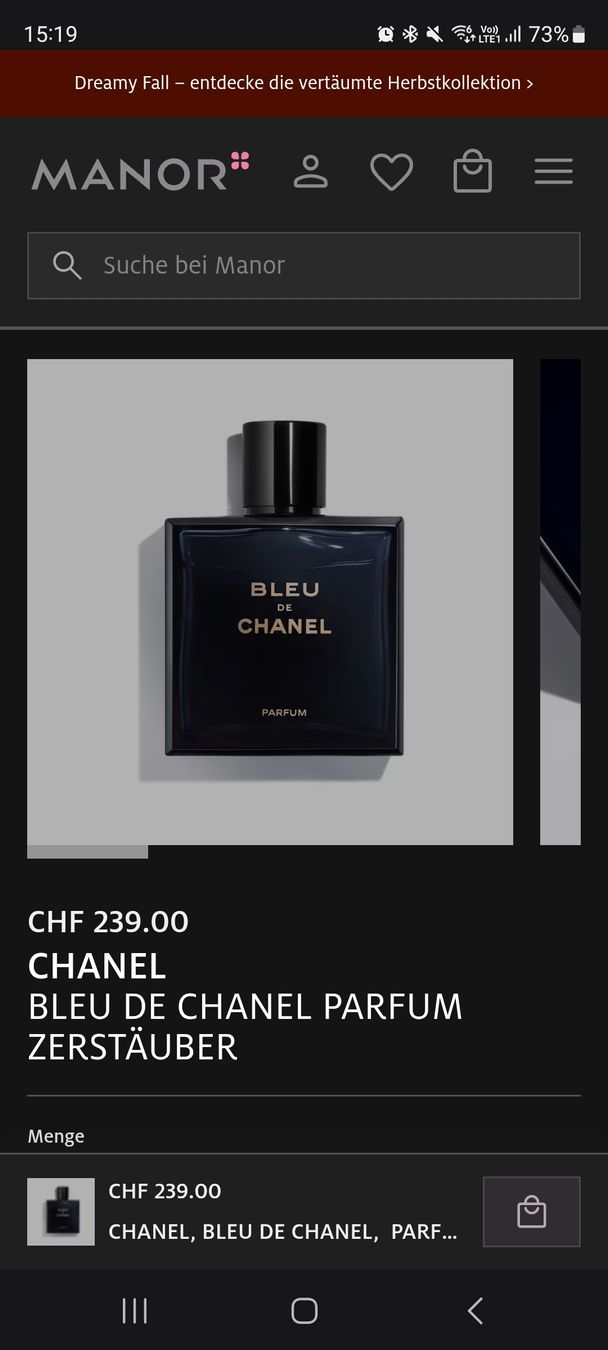 Chanel Profumi & Eau de Toilette: BLEU DE CHANEL PARFUM 150ML – Nuovo (secondo la descrizione) da Zürich venduto da mer_6tqg