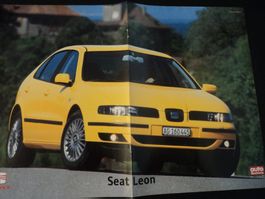 Prospekt Poster Seat Leon und Seat Cordoba WRC 2000