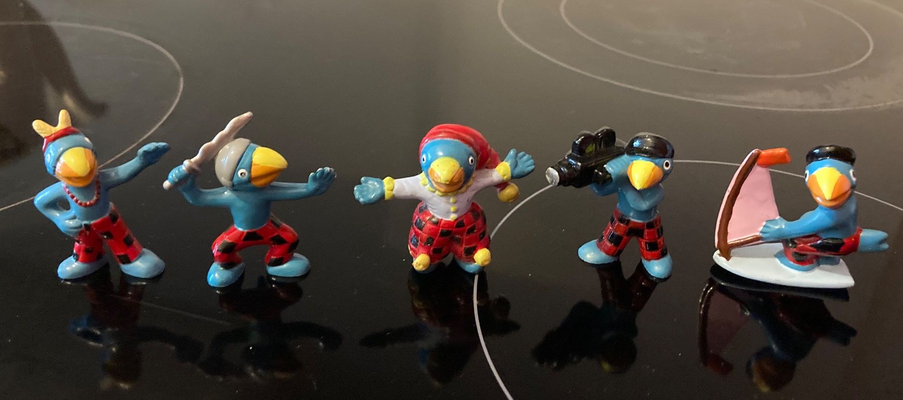 Statuette: Globi 5 Figuren, 3.5 cm – Usato da Zug venduto da YvonneBa48