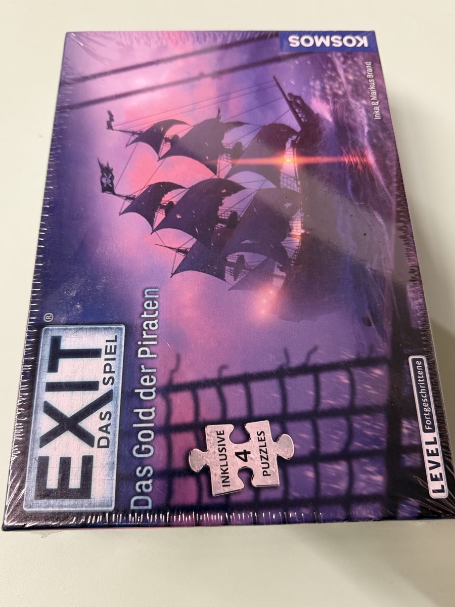 Kosmos Giochi: Exit Spiel: Das Gold der Piraten. NEU – Nuovo e nell'imballaggio originale da Luzern venduto da atlantis24 2