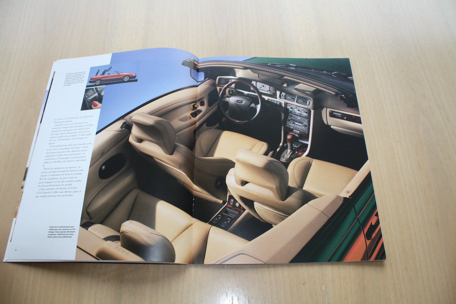 Volvo Documenti: Volvo C70 Cabriolet Prospekt 2000 FR – Usato da Wikon venduto da erwin400 3