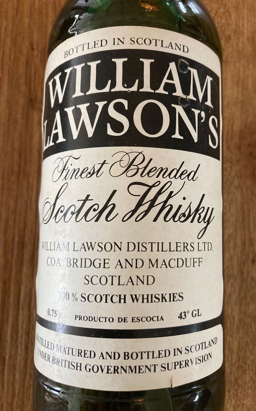 Spirituosen: William Lawsons Scotch Whisky von ca 1985 – Neu (gemäss Beschreibung) aus Roggwil BE von Maui2000 1