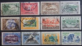 Liberia Dienst. Kat. 121-134 gest. 1921