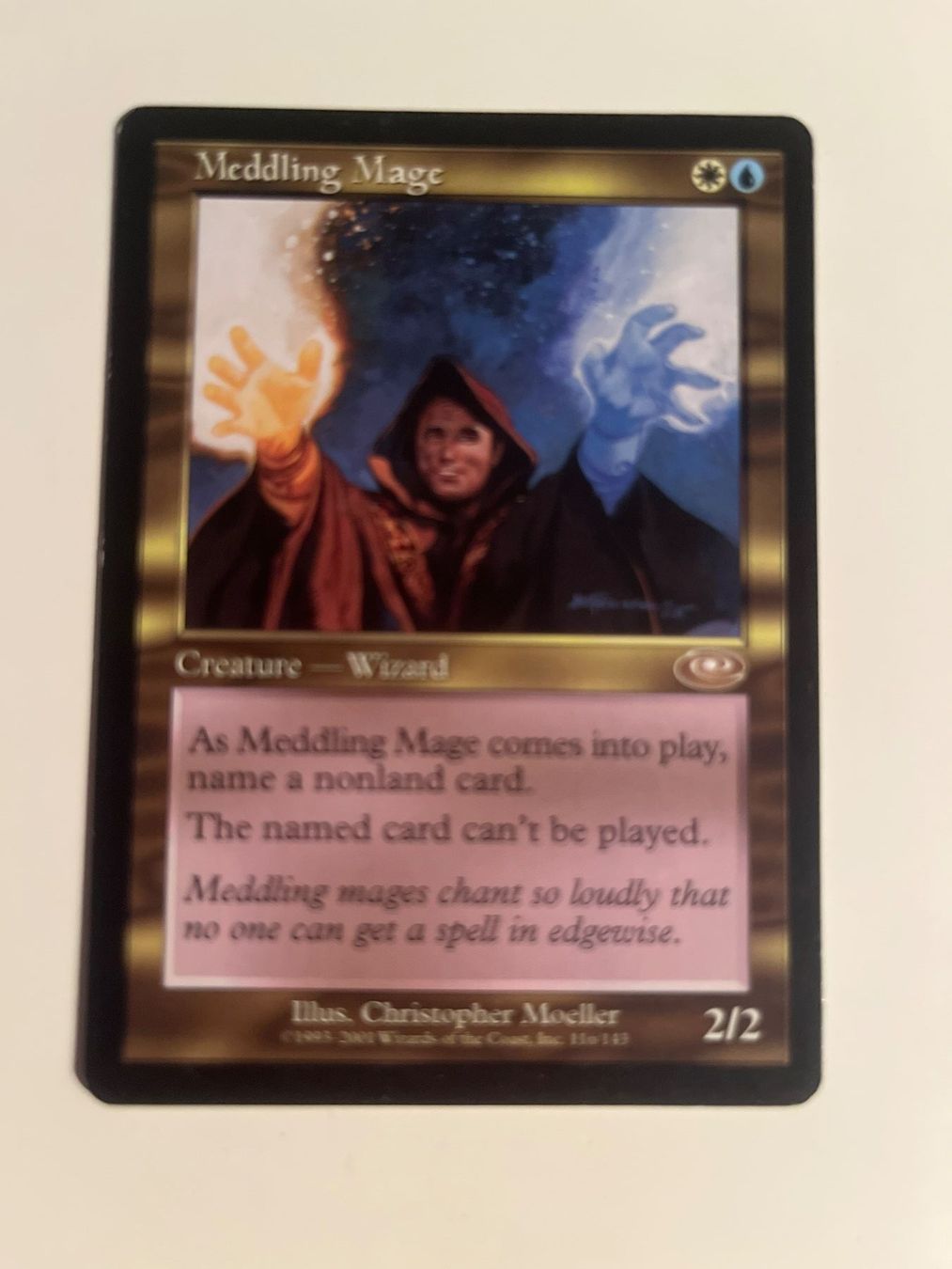 Magic The Gathering Sammelbilder & Trading cards: 1 x Meddling Mage - Magic: The Gathering - MtG – Gebraucht aus Kriens von Shadi1980