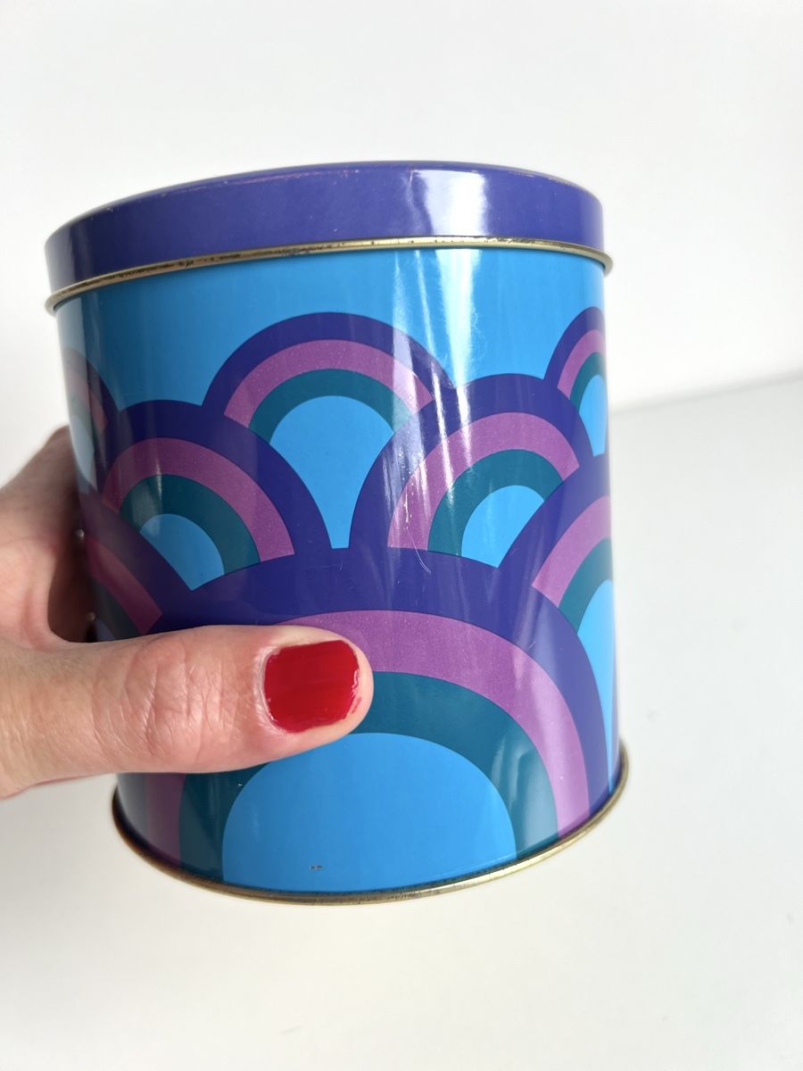 Contenitori & Simili: Vintage blaue Regenbogendose – Usato da Uerikon venduto da Saffagirl