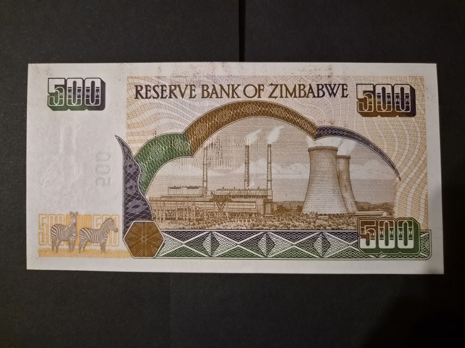 Banconote: Zimbabwe 2001 500 dollars P10 UNC – Nuovo (secondo la descrizione) da Versoix venduto da rucio 1