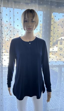 Ralph Lauren Top, Navy Blue, size M, Long Sleeve, NEW!