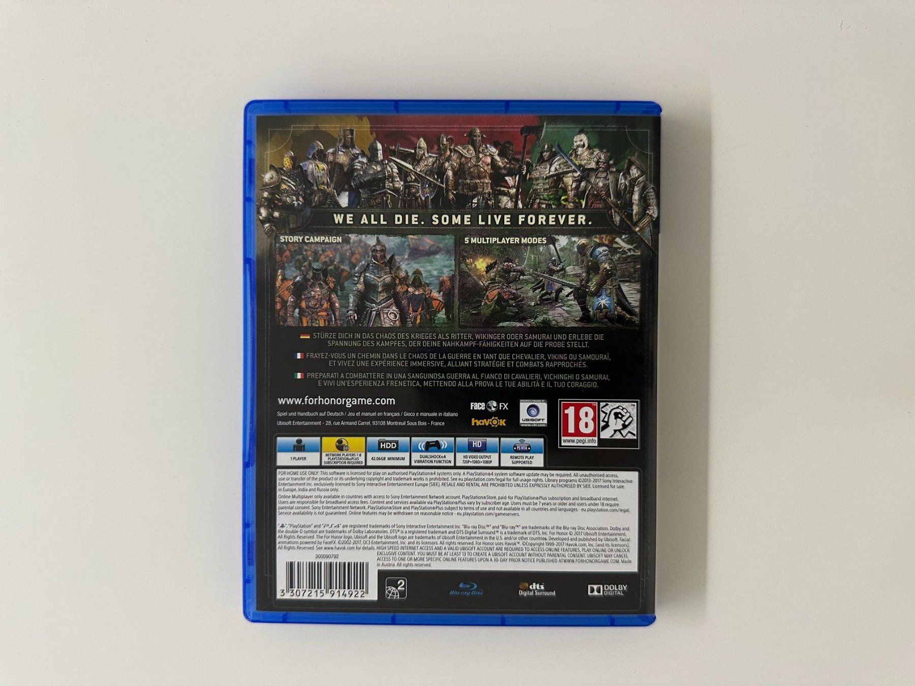 Sony Spiele: For Honor, Sony Playstation 4, PS4, PS5 – Neu (gemäss Beschreibung) aus Couvet von nay_prh5 2