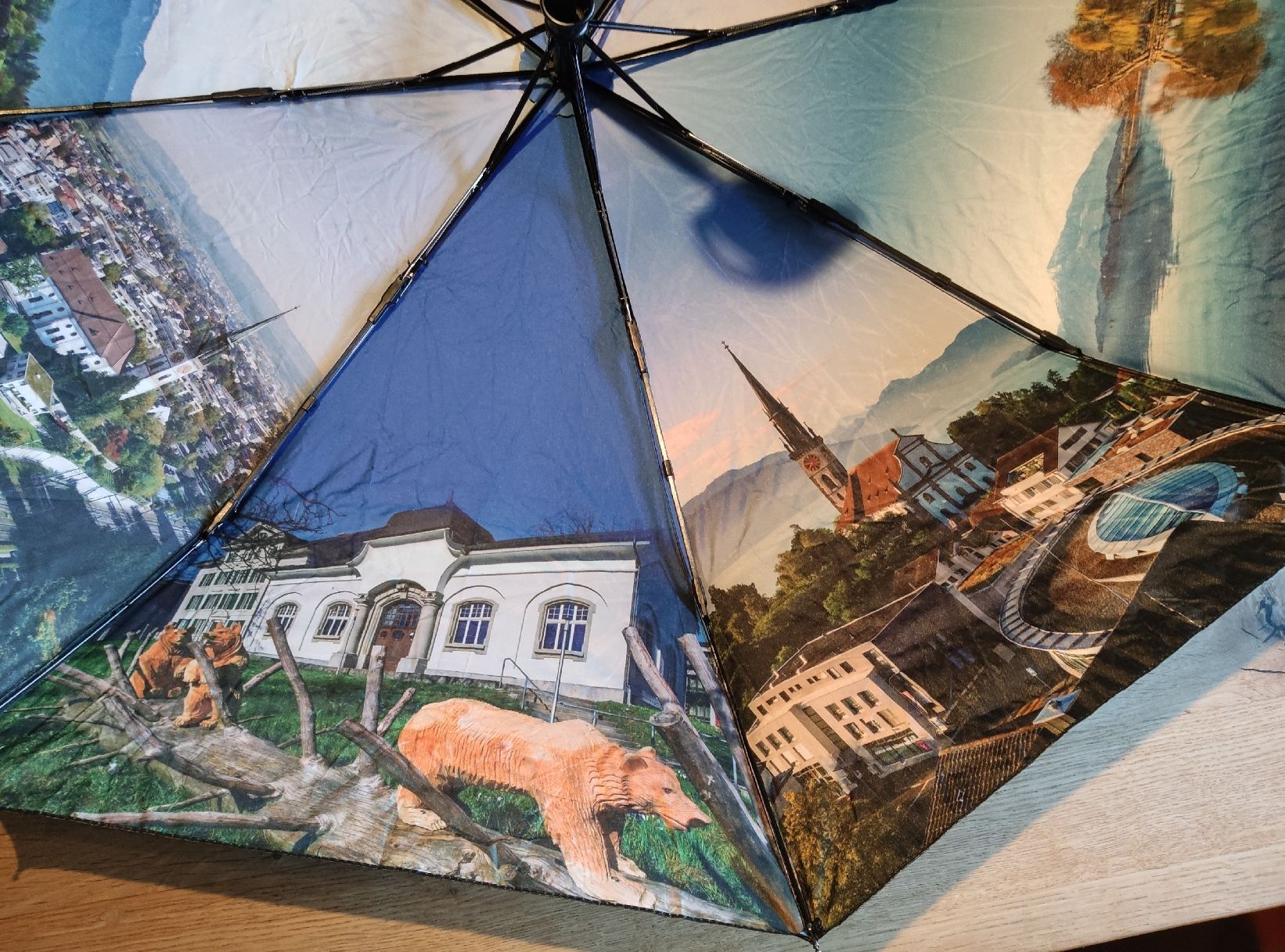 Parapluies: Regenschirm Rainmap - Gemeinde Cham - mit Schutzhülle - neu – Neuf avec emballage d'origine à Zofingen par Justice79 3