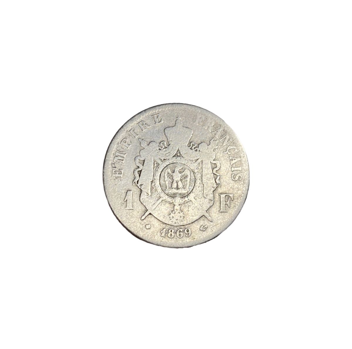 Alle Münzen: 1 franc Napoleon III - 1869 BB – Gebraucht aus Vuadens von Numispot