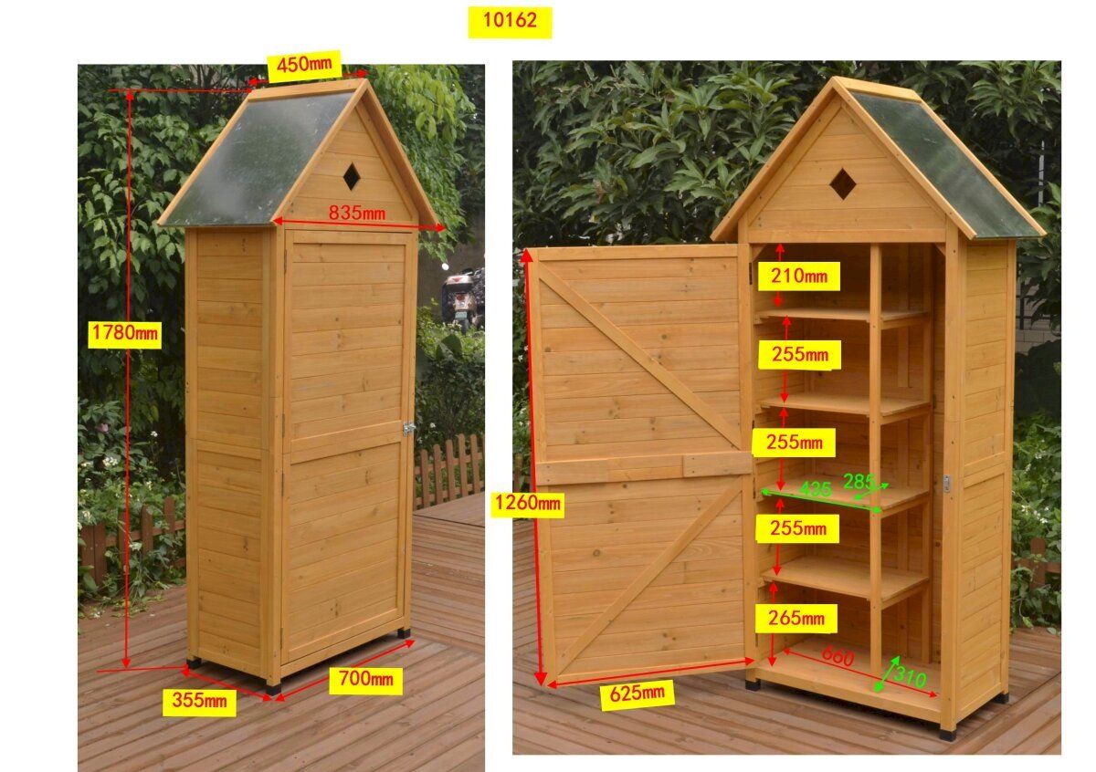 Salotti da giardino: Garten und Geräteschrank 177,5x83,5x45cm – Nuovo e nell'imballaggio originale da Bottighofen venduto da zaap 3