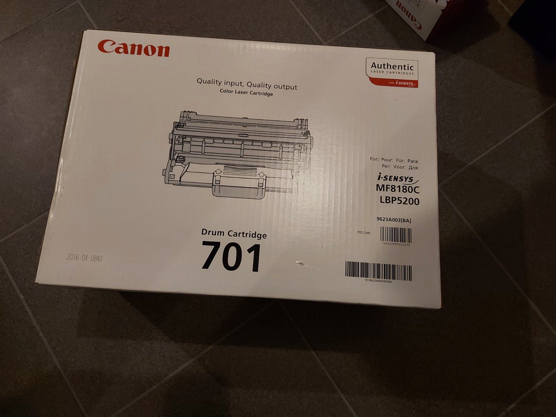 Canon Cartucce per stampanti & toner: Canon Drum Cartridge 701 – Nuovo e nell'imballaggio originale da VUADENS venduto da momy