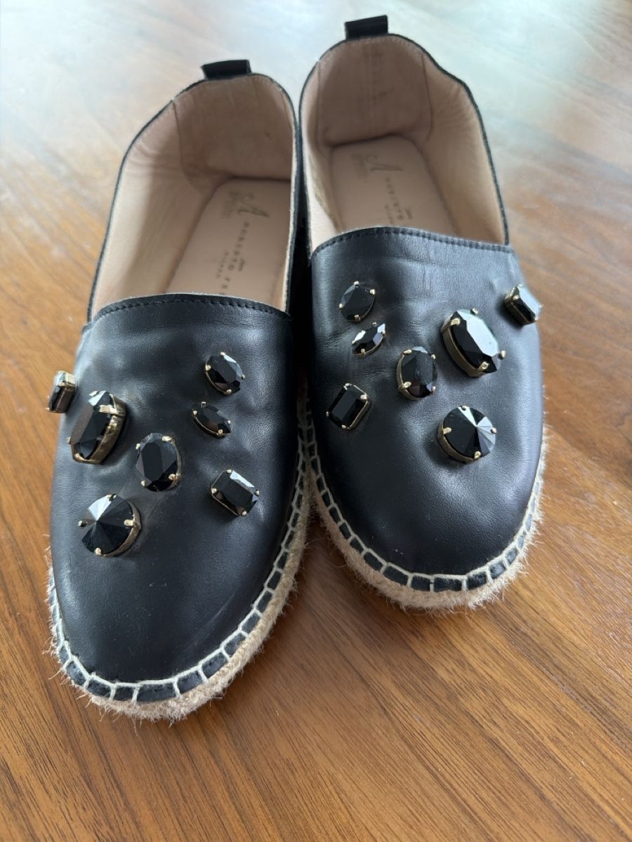 Scarpe da donna: Espadrilles Gr. 41 echt Leder – Usato da Gwatt (Thun) venduto da well