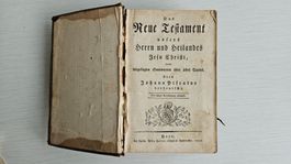 Historische Bibel Johann Piscator, gedruck1816 Bern