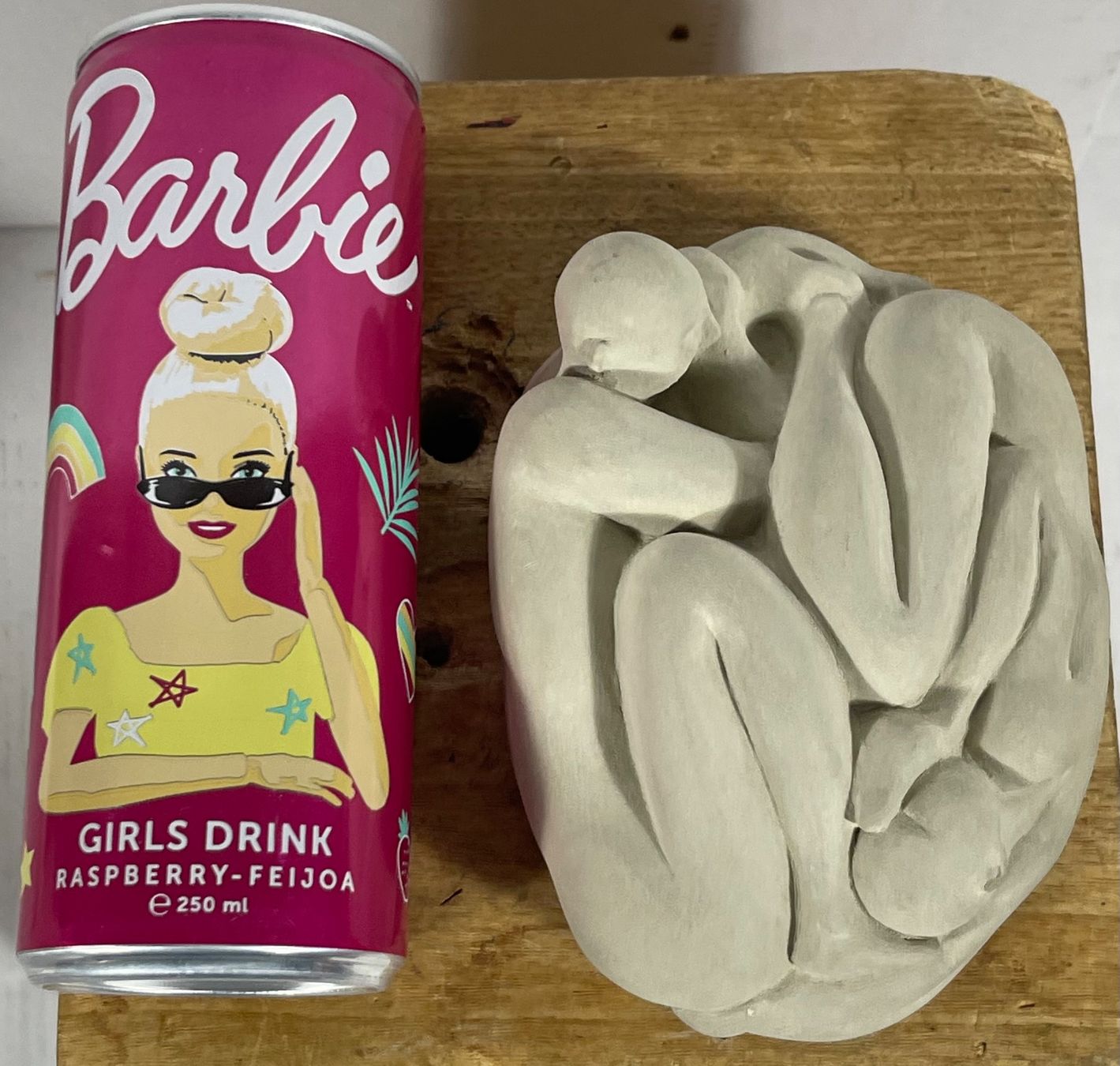 Skulpturen & Statuen: Schweizerschule Ligender paar Skulptur – Gebraucht aus Root von  1