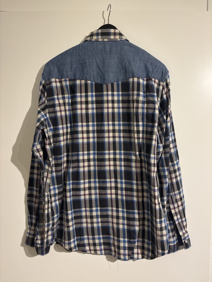 Zara Chemises: Hemd kariert blau/grau mit Denim-Details – D'occasion à Nänikon par Caro8989 1