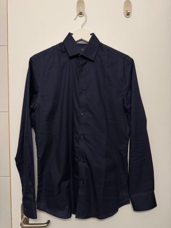 Selected - SLHSLIMNEW MARK - Hemd - navy blazer