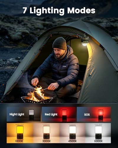 Lampade: Campinglampe aufladbar Reverse Charging 1200LM LED Camping – Nuovo e nell'imballaggio originale da Hundwil venduto da pac_6jh8 4