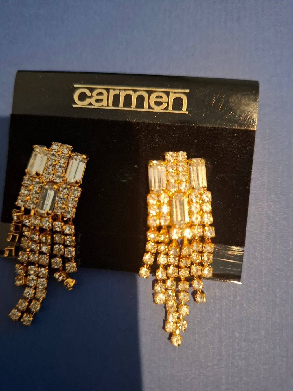 Ohrringe & -stecker: Ohrclips goldfarben mit Strass – Gebraucht aus Birmensdorf ZH von M4rwin 1