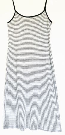 Gestreiftes A-Linie Strickkleid mit Trägern in Top Zustand