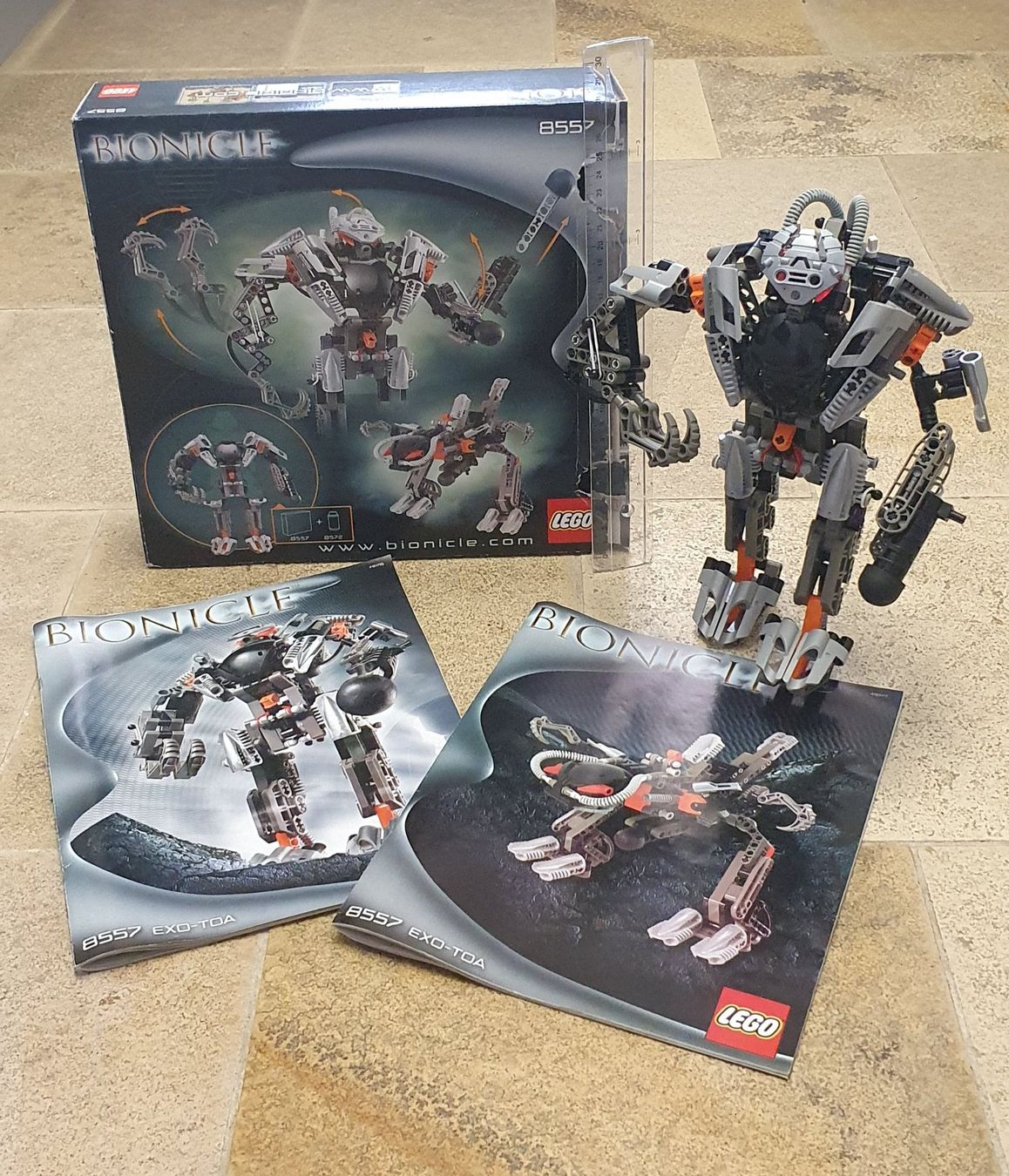 Lego Bionicle 8557 Exo Toa, komplett mit zwei Anleitungen (Gebraucht ...
