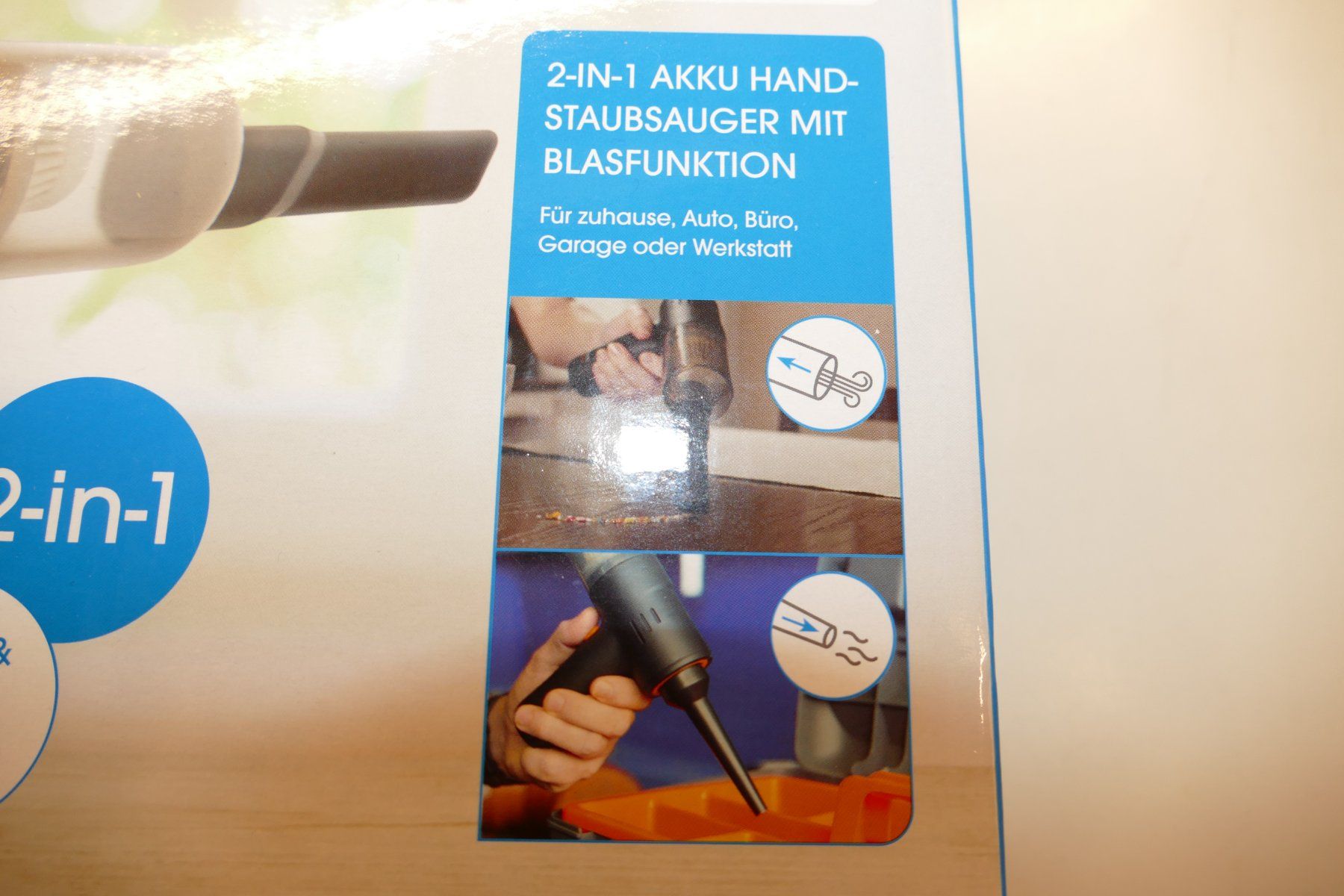 Modelleisenbahnen: Akku Handstaubsauger mit Blasfunktion – Neu und originalverpackt aus Niederhasli von rail-duerst 1