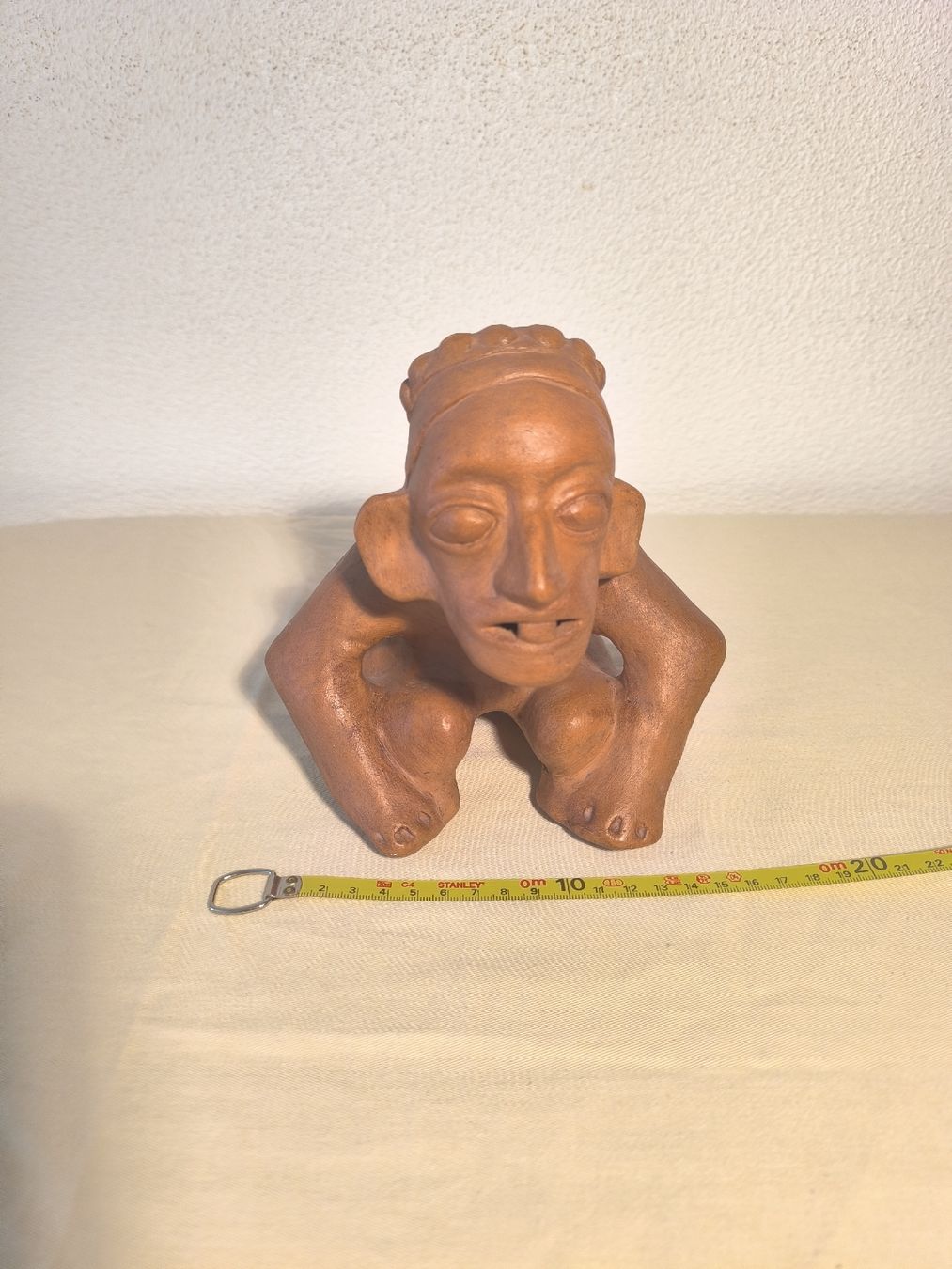 Sculture & Statue: Tonfigur sitzend getöpfert handgemacht – Usato da Zürich venduto da cashcash 6
