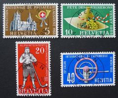 1955, Serie 320-323, Ersttag Vollstempel deutsch