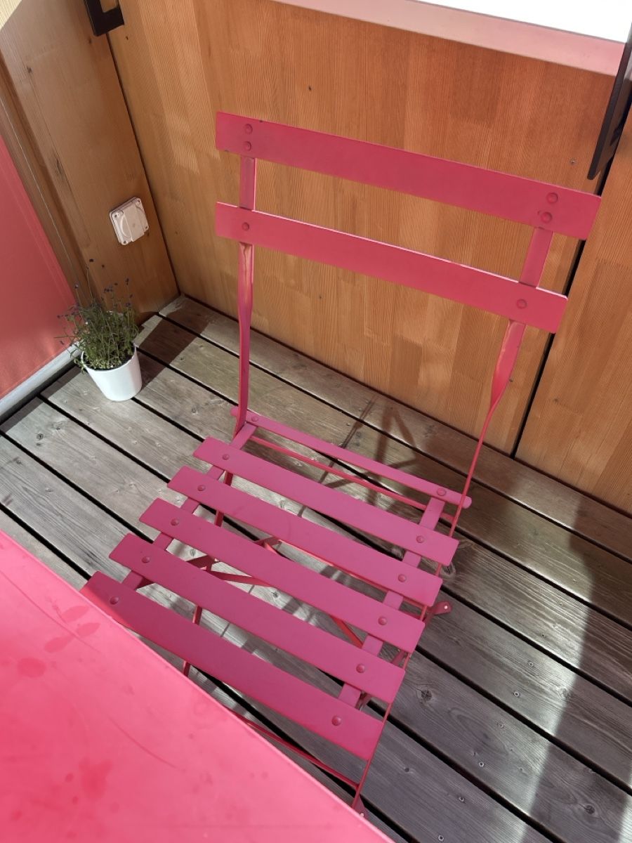 Set di tavolo e panche: Gartentisch Set mit 2 Stühlen für Sitzplatz oder Balkon – Usato da Winterthur venduto da jin_nq2j 2