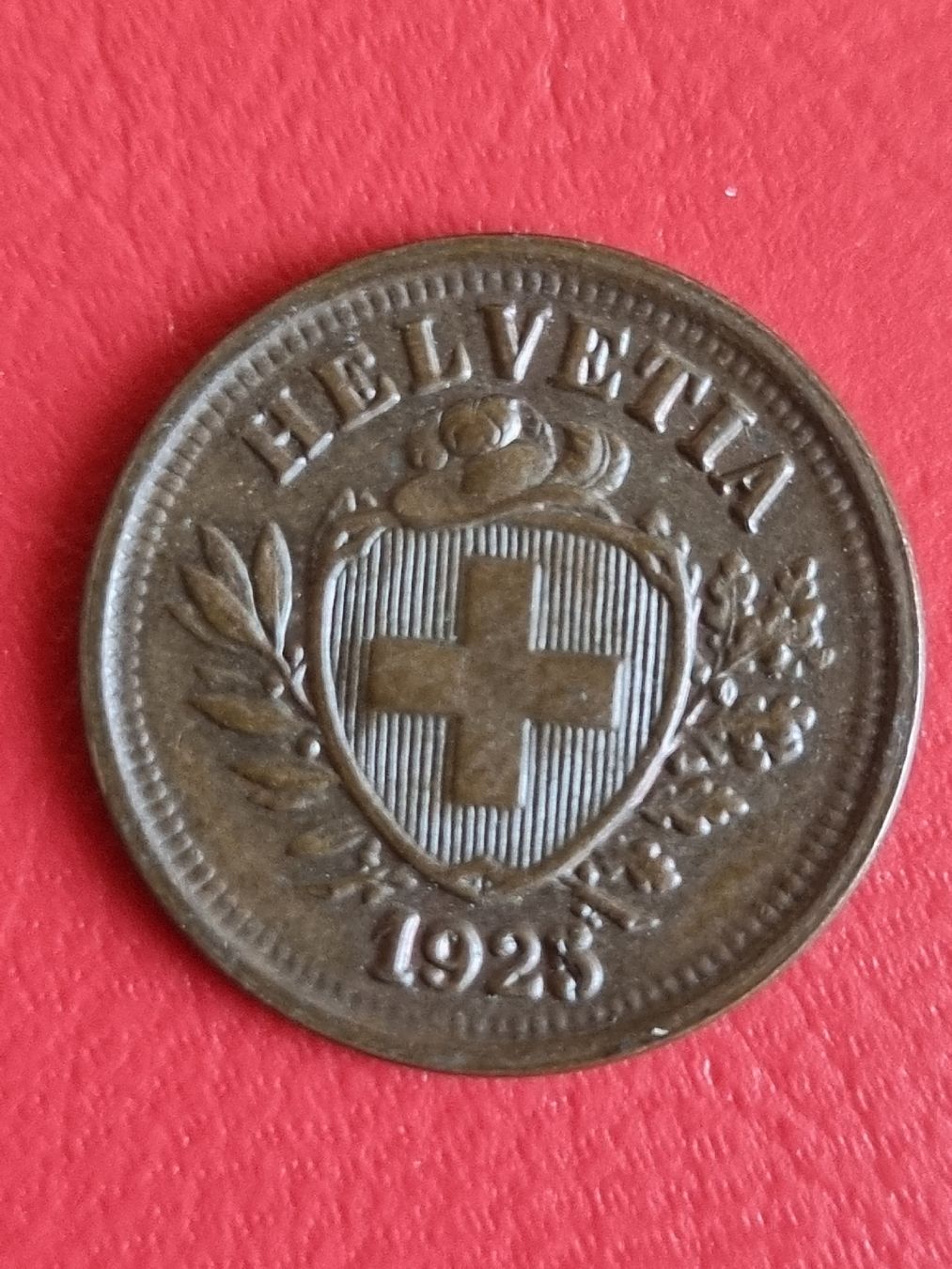 Tutti le monete: 1 RAPPEN SCHWEIZ - JAHR 1925 – Usato da Heimenschwand venduto da rog_p7h9