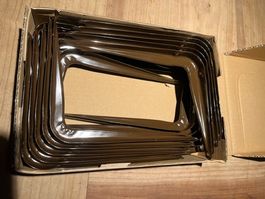 20 Stk. Tablarkonsollen Tablarträger 20/15 cm braun