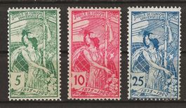 1900 : Serie Nr. 77B - 79B postfrisch ** KP 215.-